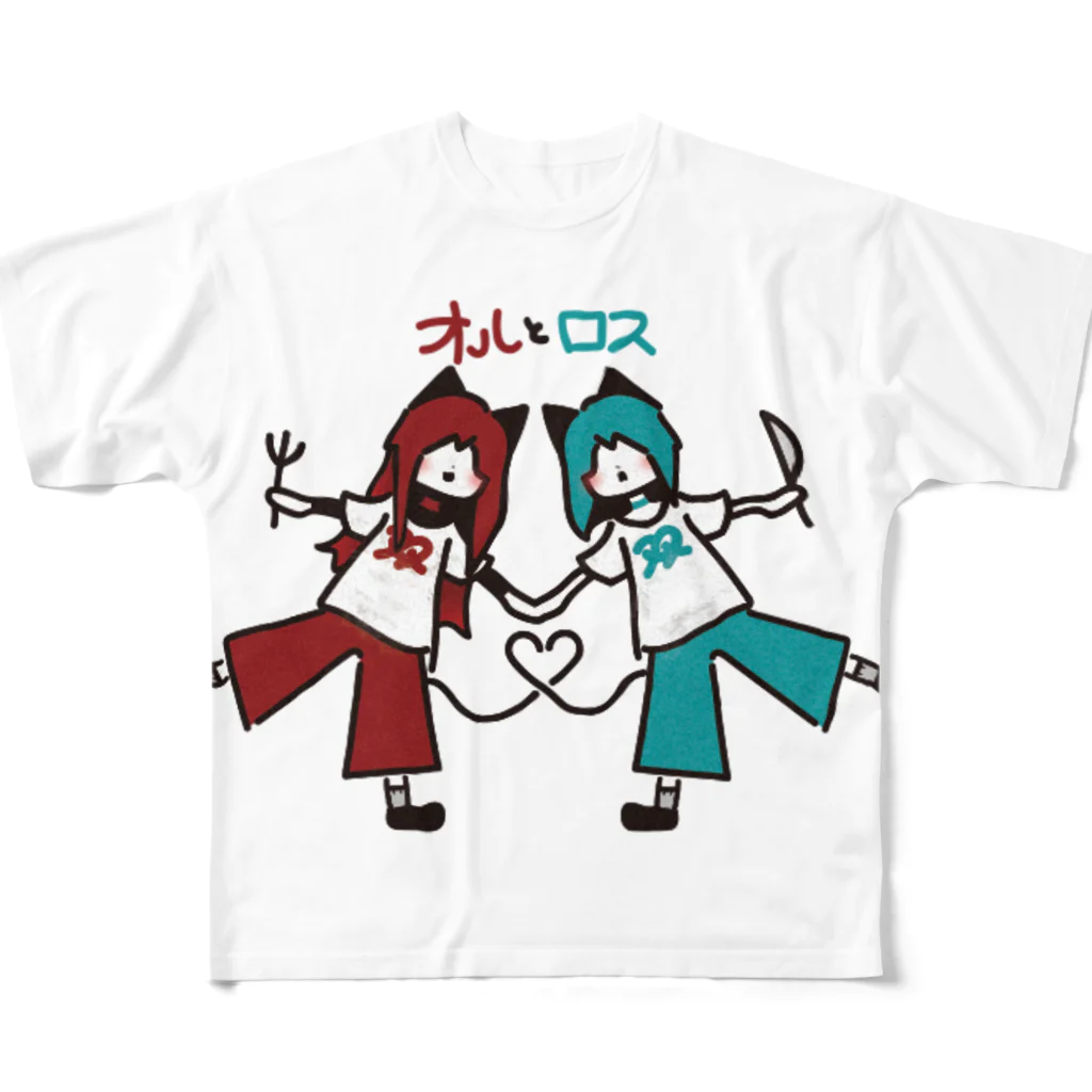 ALT＋LOSS いとら支店の「オルとロス」 All-Over Print T-Shirt