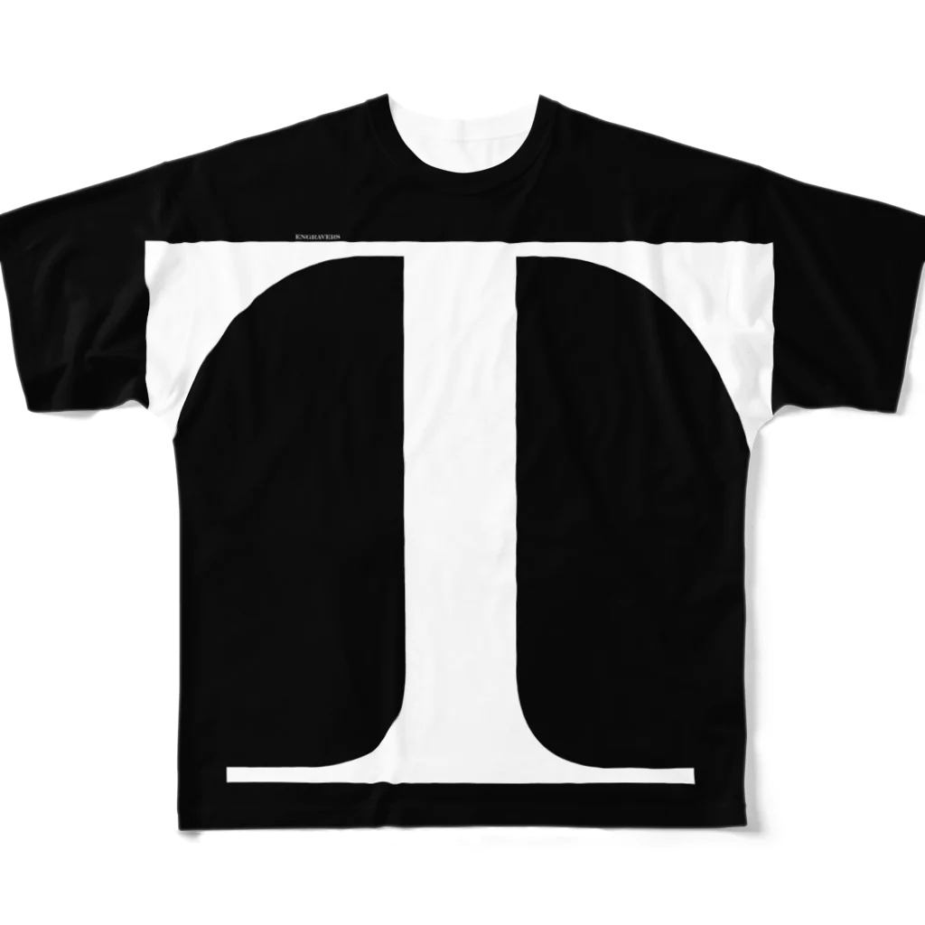 ASITA_PRODUCTSの“T” フルグラフィックTシャツ