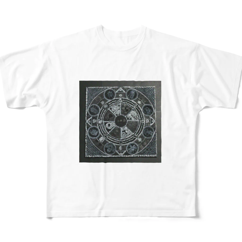 たましのムシズミ魔法円マスク All-Over Print T-Shirt