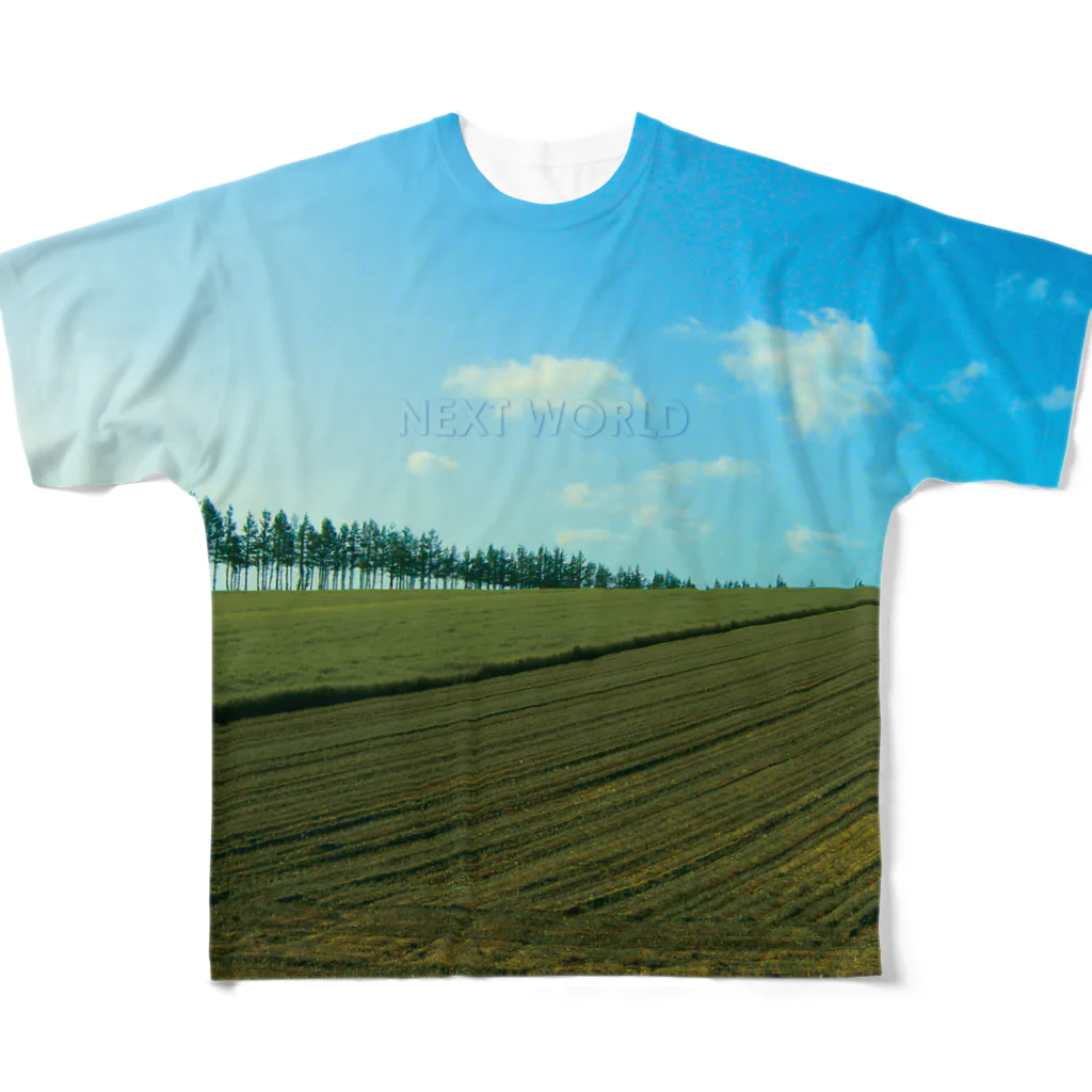 なまくらさくらのNEXT WORLD All-Over Print T-Shirt