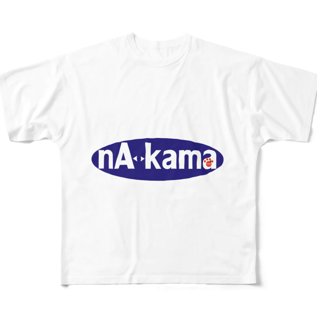 【OFFICIAL】ねこぱんち Paraguay 公式ショップのナカーマ・シリーズ All-Over Print T-Shirt