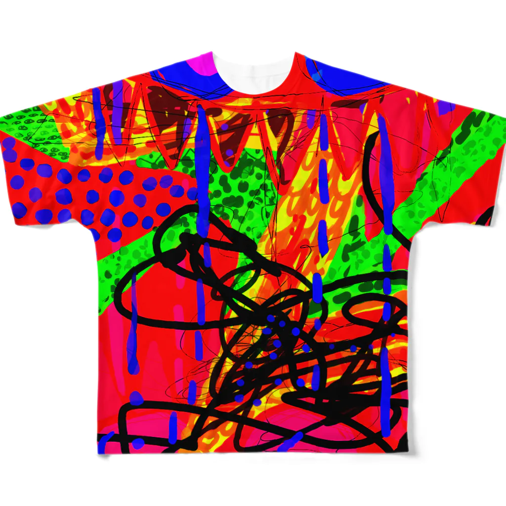 Growsea(グロウシー）の馬の暴走 All-Over Print T-Shirt