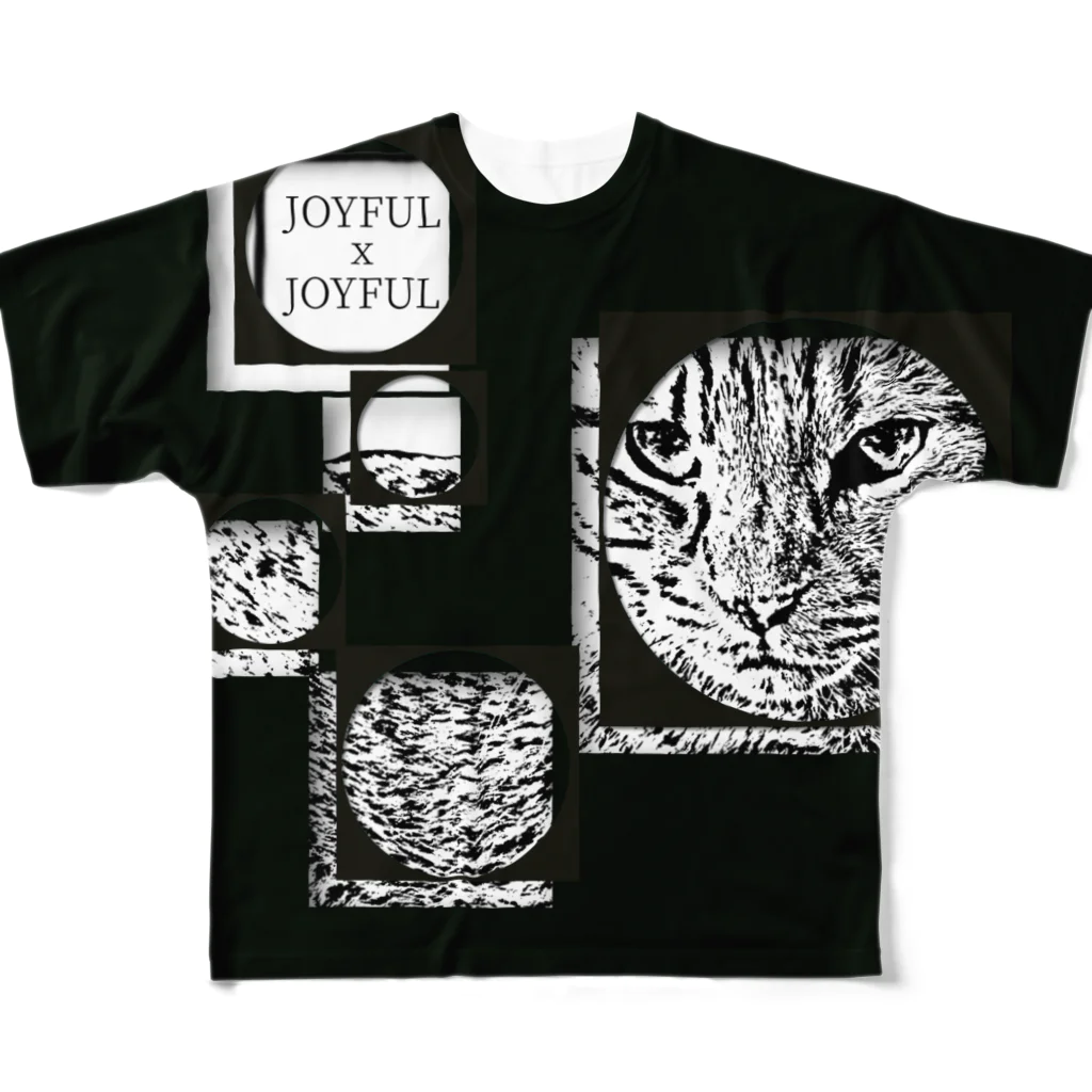 .JUICY-SHOP. | JOYFULの１枚限定デザイン！ JOYFUL x JOYFUL No.a1 濡羽色 All-Over Print T-Shirt