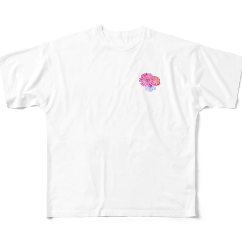 あやふ屋の花屋 All-Over Print T-Shirt