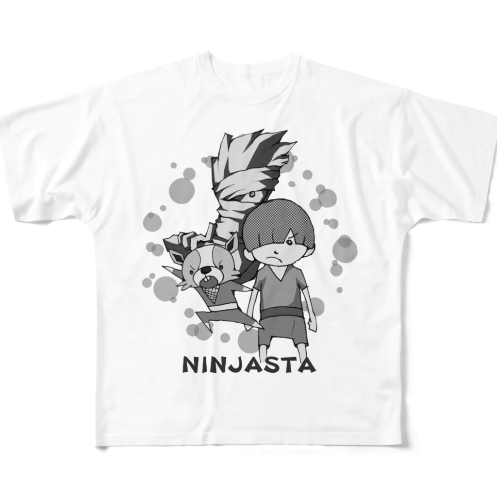 せぇ豆のニンジャスタ All-Over Print T-Shirt