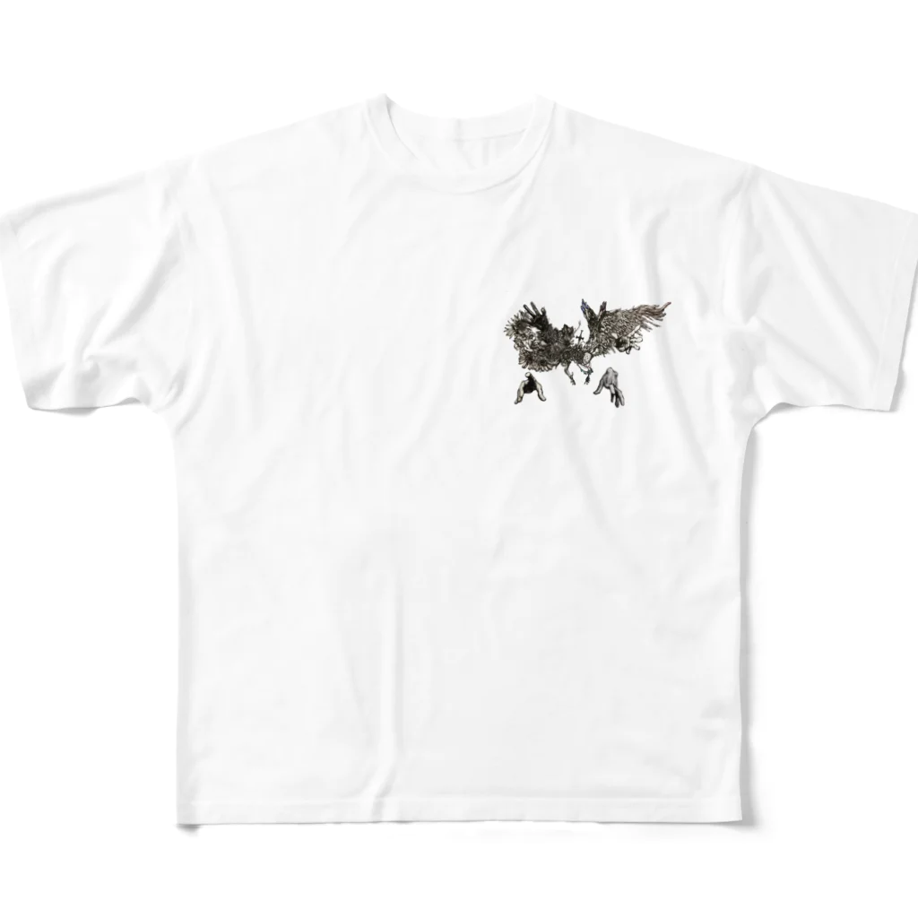 AM.0:00のトライデント All-Over Print T-Shirt