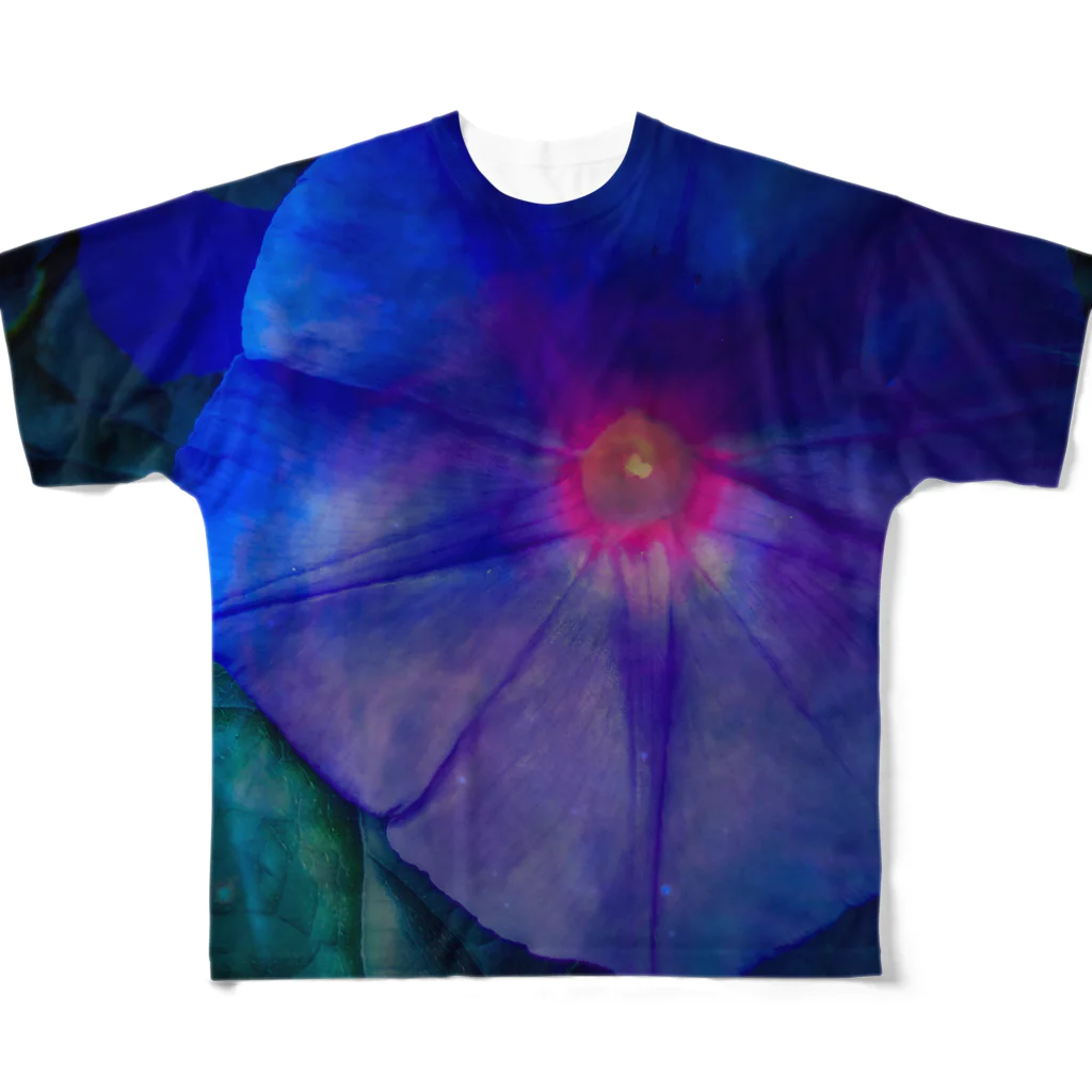 suparnaのあさがお All-Over Print T-Shirt