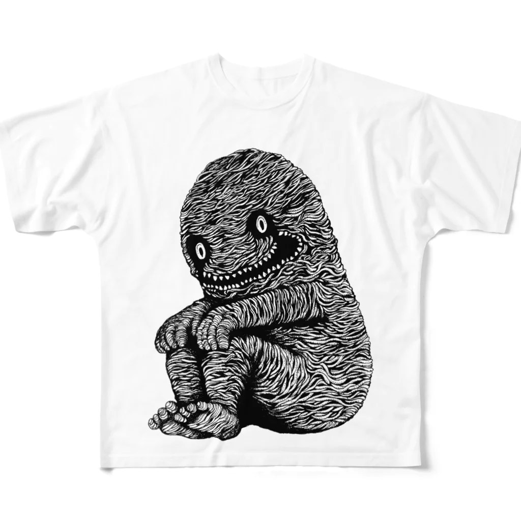  Dark blancoのDark blanco "Monster 15" フルグラフィックTシャツ