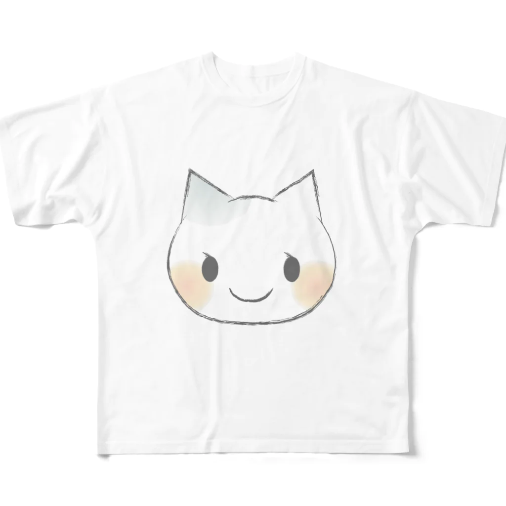 marscamelliaのねこちゃん フルグラフィックTシャツ