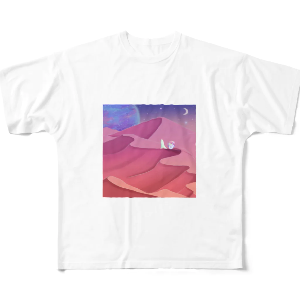 panbanishaのplanet travel All-Over Print T-Shirt