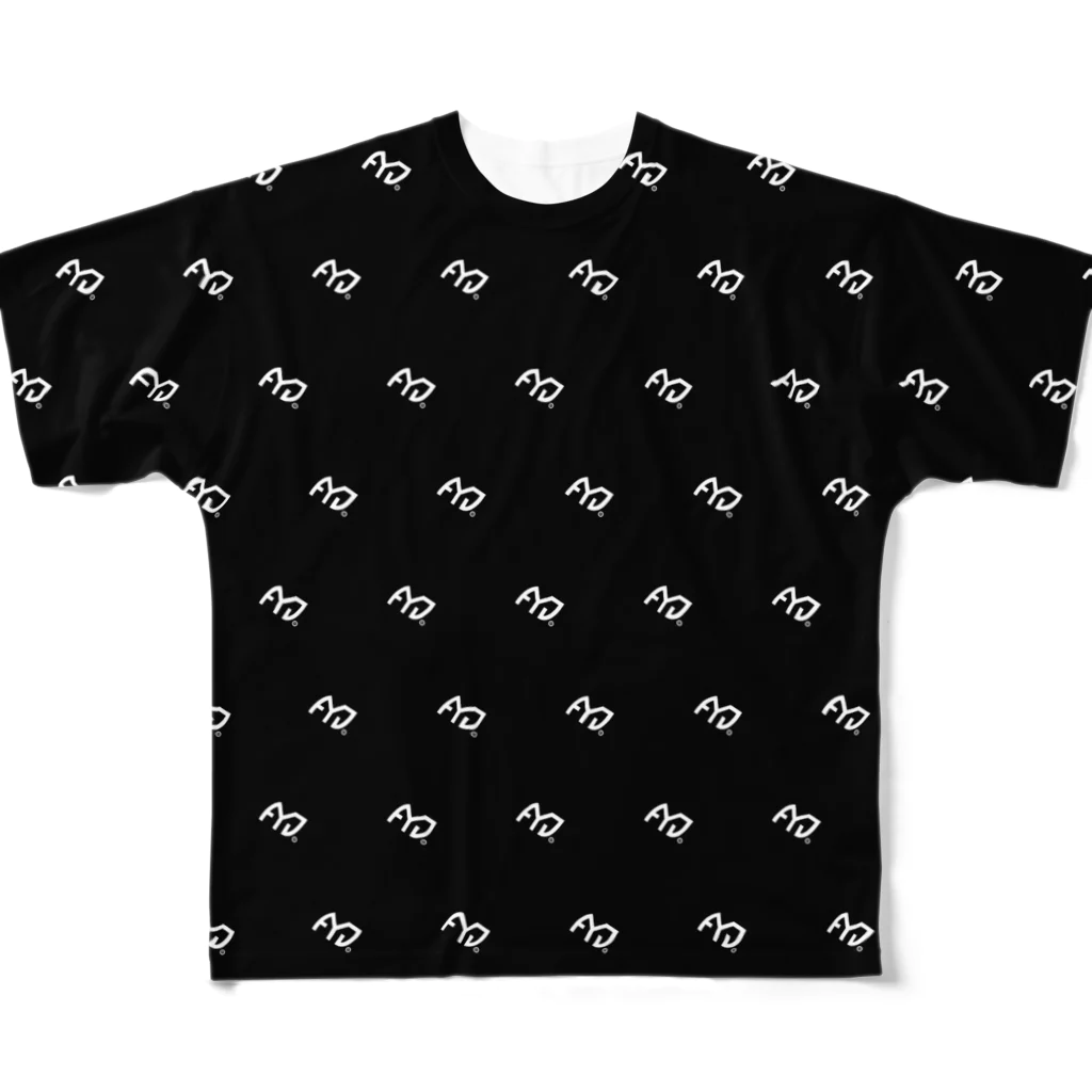 A11yourDaysの全面LOGO All-Over Print T-Shirt