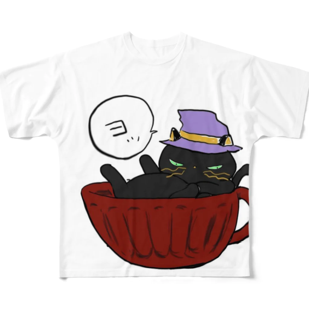 古民家カフェ　黒江ぬりもの館の黒江マツコのつぶやきＴシャツ All-Over Print T-Shirt