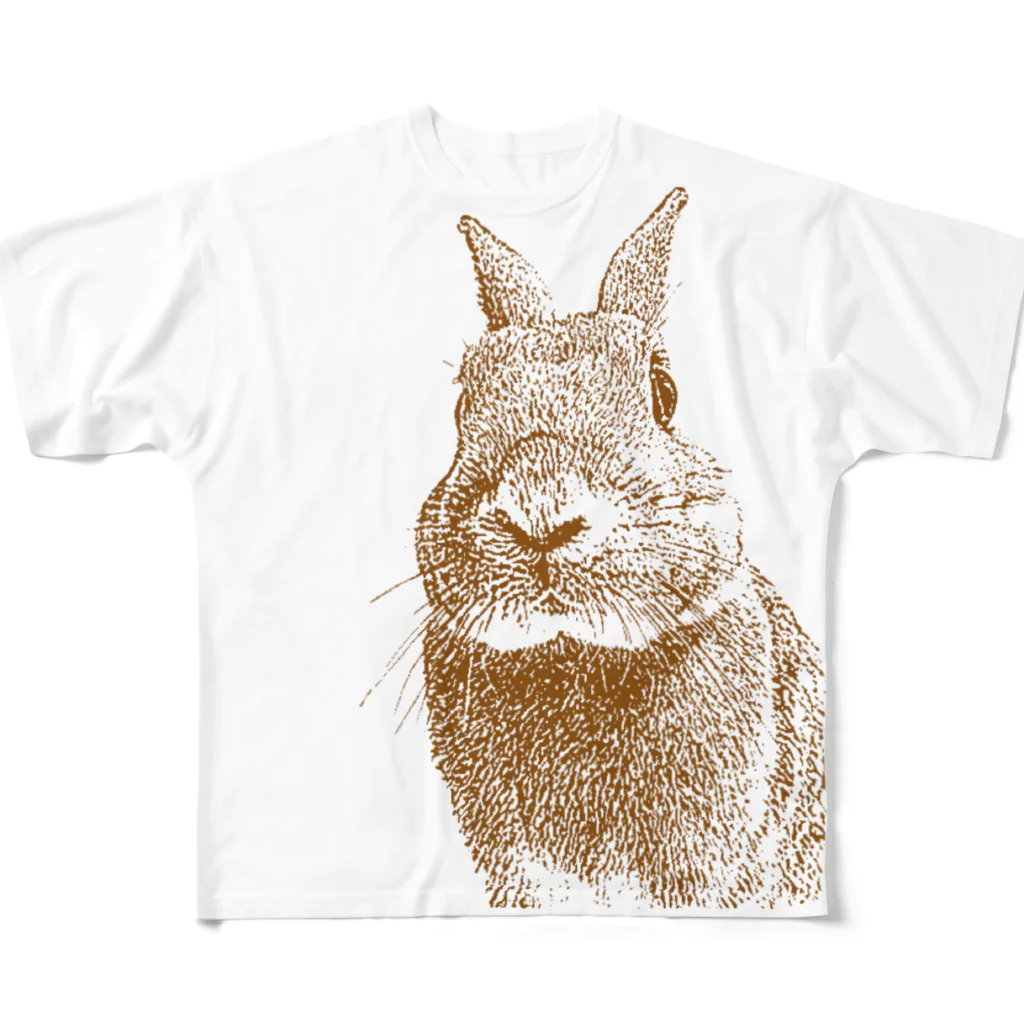 ちょらのうさぎ All-Over Print T-Shirt