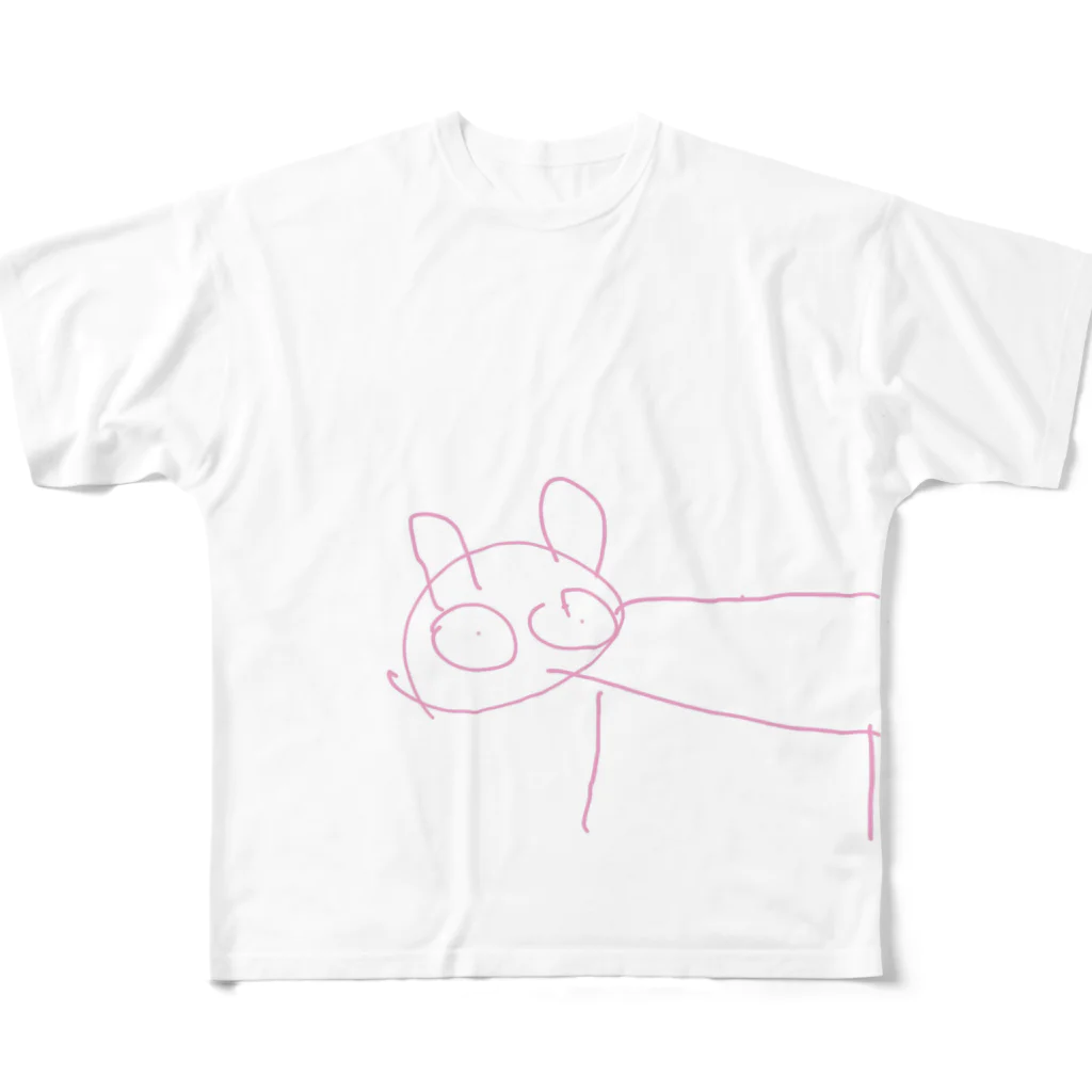 りえぴょんのいぬぅ All-Over Print T-Shirt