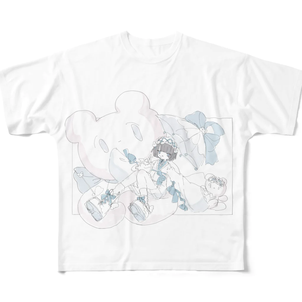 anmrのもふもふちゃん All-Over Print T-Shirt