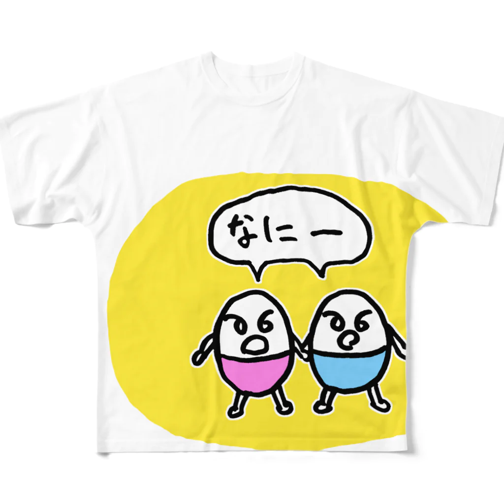 トマトマンのたまごブラザーズSURPRISE All-Over Print T-Shirt