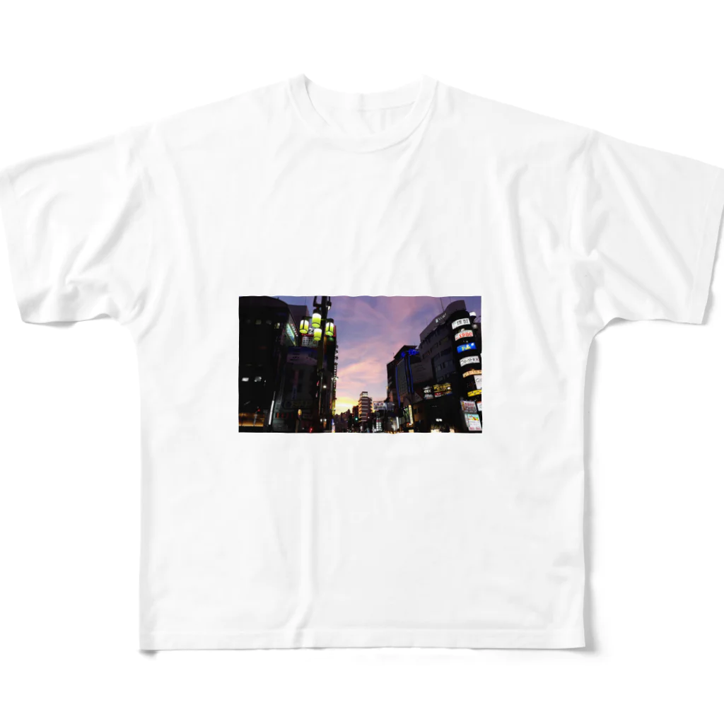 marmeladejamの街灯り All-Over Print T-Shirt