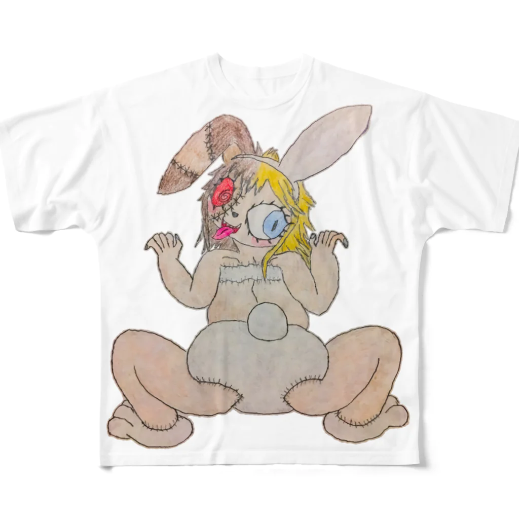 FORGOTTEN NIGHTMAREのHIPPY-EASTER!! All-Over Print T-Shirt