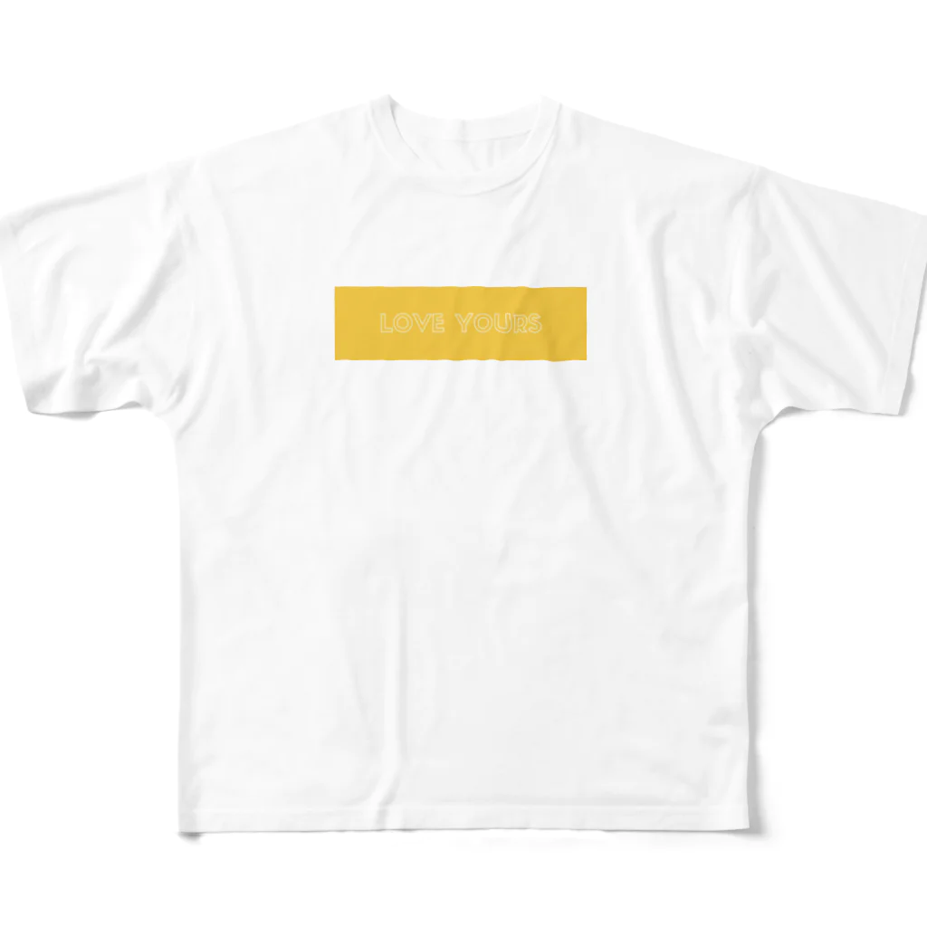 What you wantのLOVE YOURS フルグラフィックTシャツ