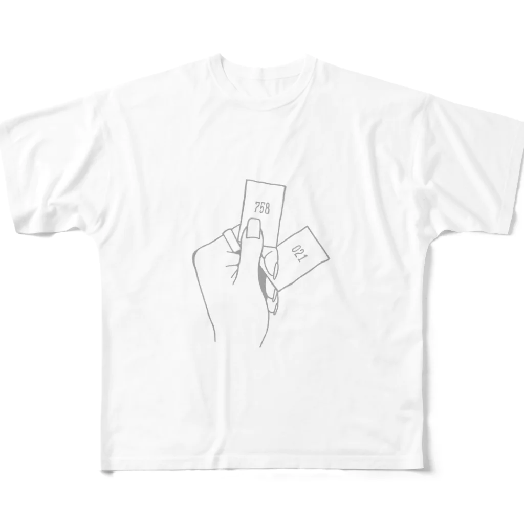 名古屋ReNY limitedの#758021ドリンクチケットT フルグラフィックTシャツ