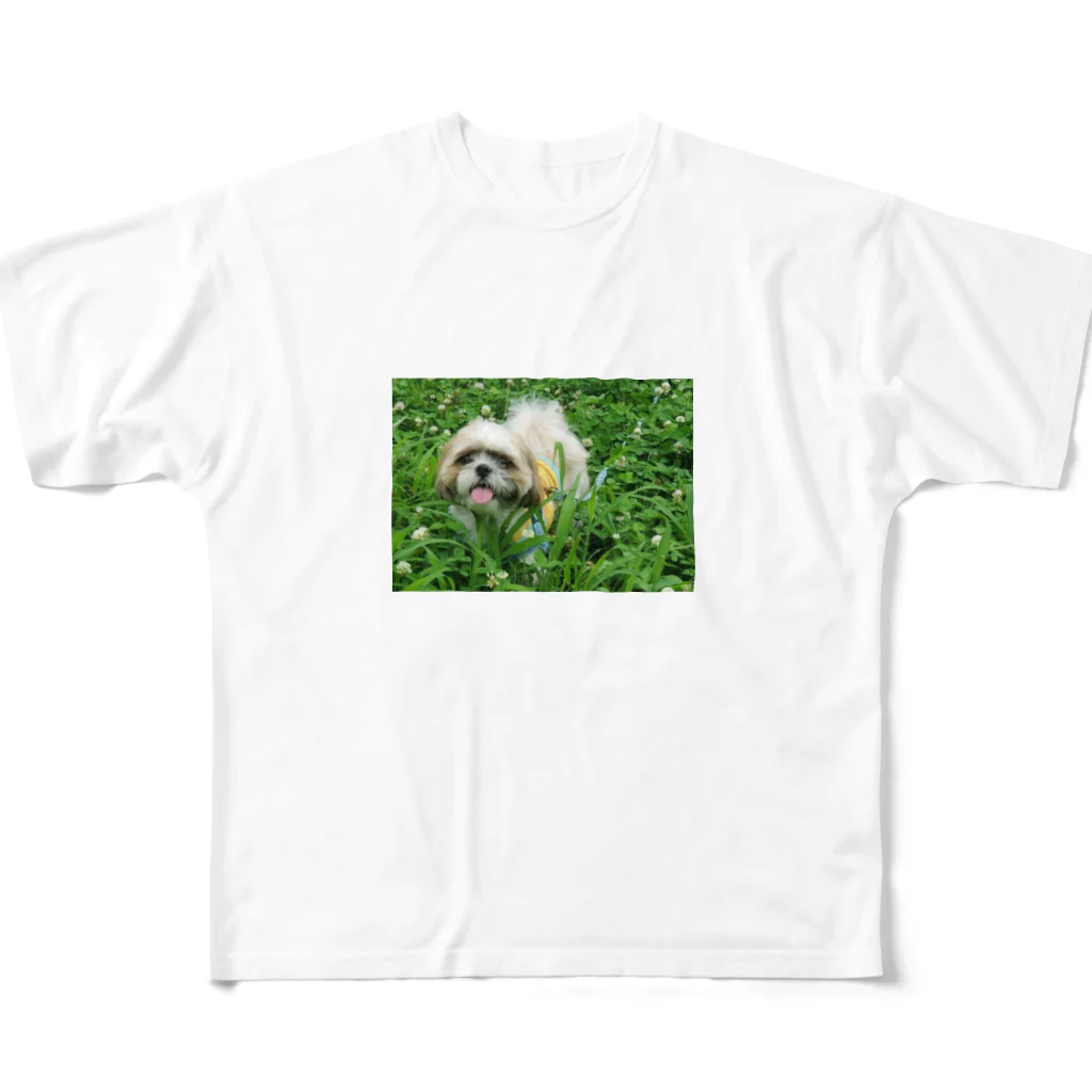 こがちゃんの草原のレオくん フルグラフィックTシャツ