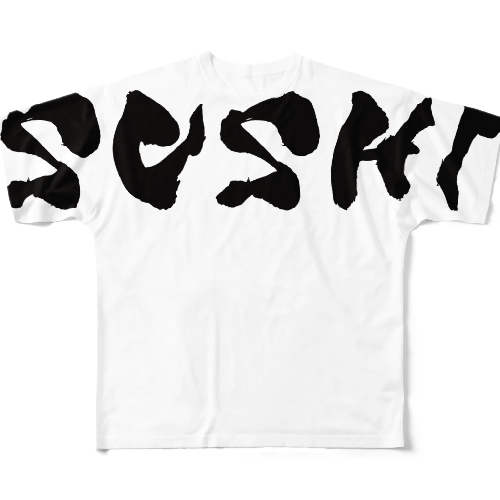 TSUBASAのSUSHI フルグラフィックTシャツ