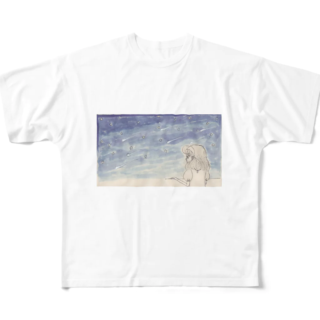 ひよこ工房の星空 All-Over Print T-Shirt