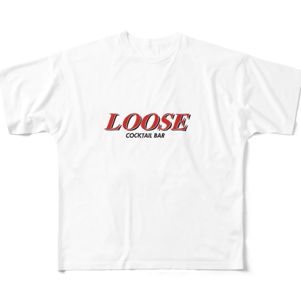 loosebarのloosebar.sakuraミックスマスク フルグラフィックTシャツ