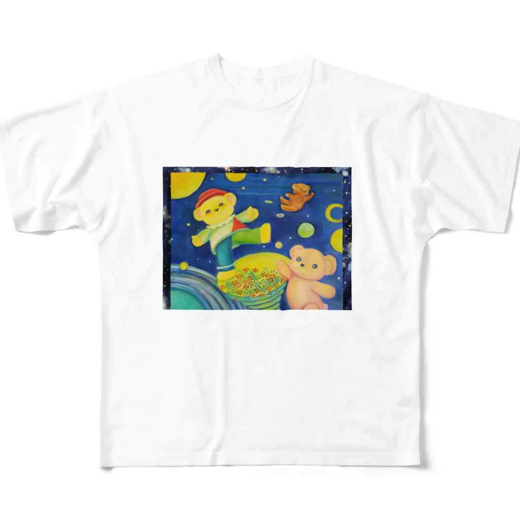 yu96のうちゅう遊泳 All-Over Print T-Shirt