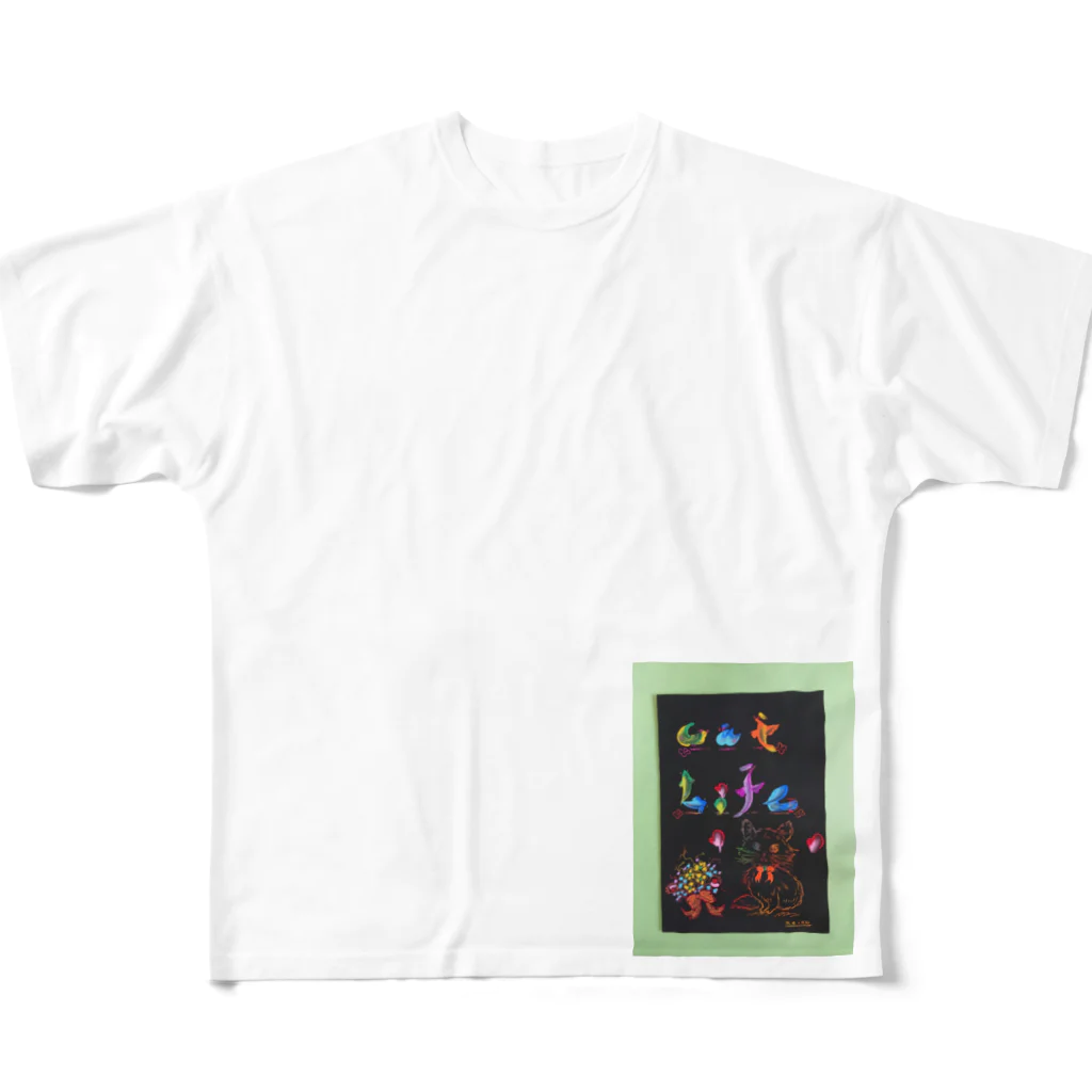 花文字グッズ、hanajp12のhanajp12 All-Over Print T-Shirt