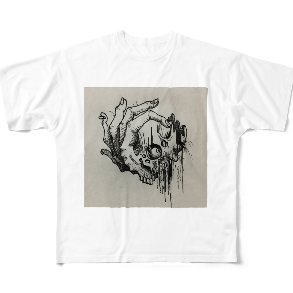 人喰い捌喰🧟‍♂️の妬んで嫉んで僻んで All-Over Print T-Shirt