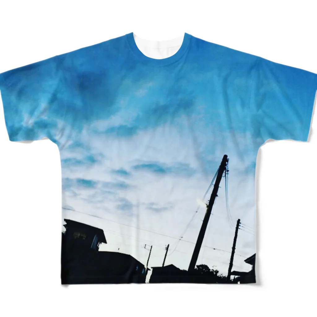 puni_kotan39のそらひとつ。 All-Over Print T-Shirt