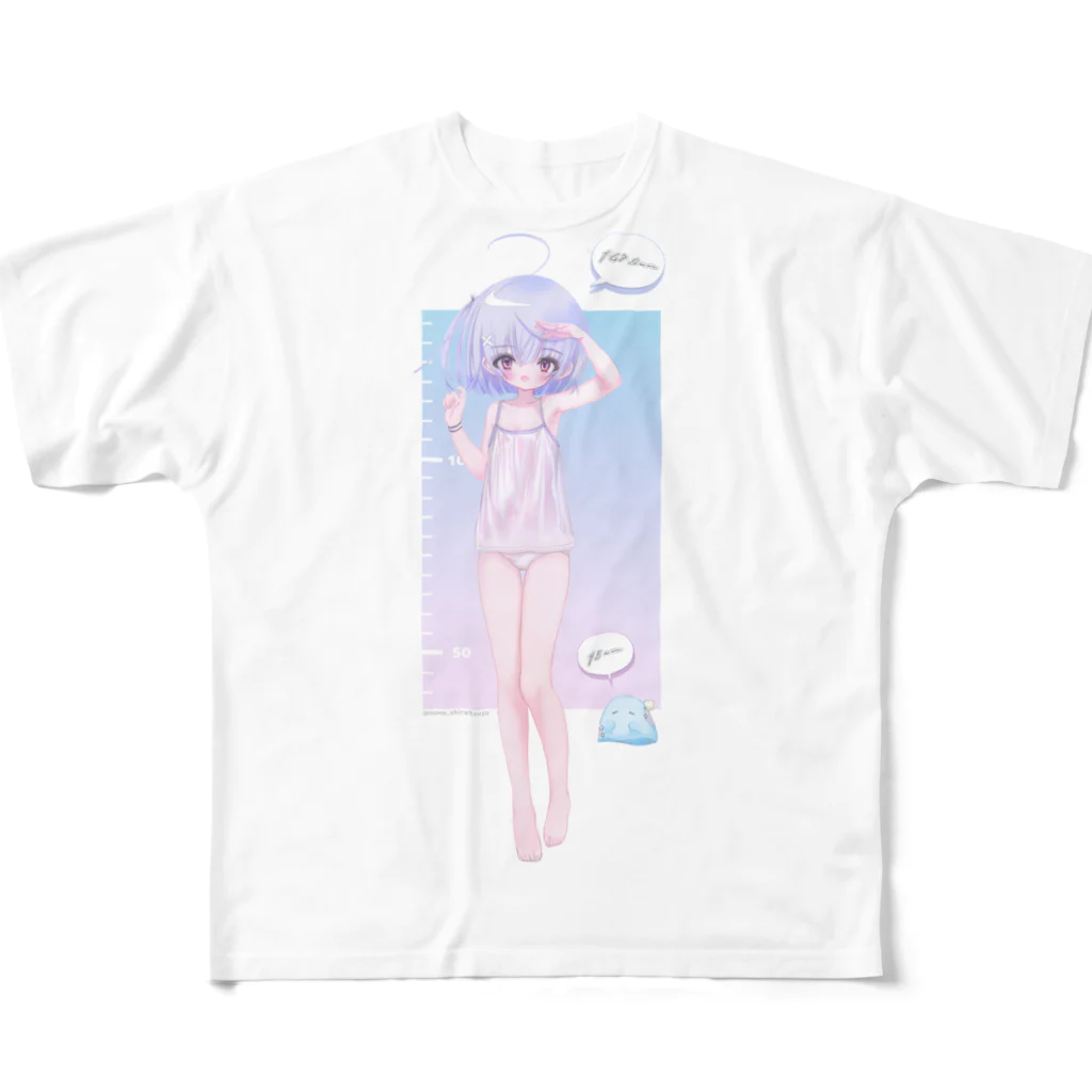 あかちゃんにんげんのしんたいそくてい フルグラフィックTシャツ