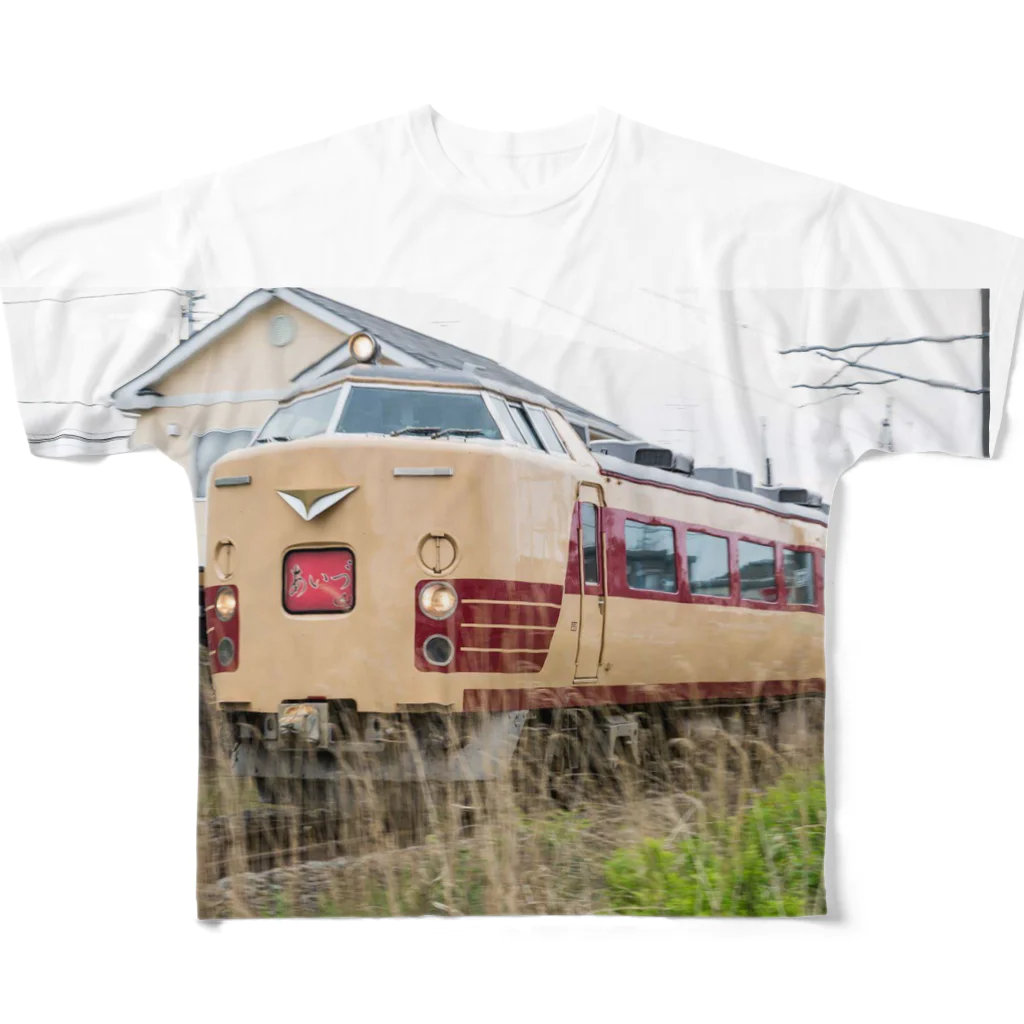 とらじ屋の鉄道 All-Over Print T-Shirt