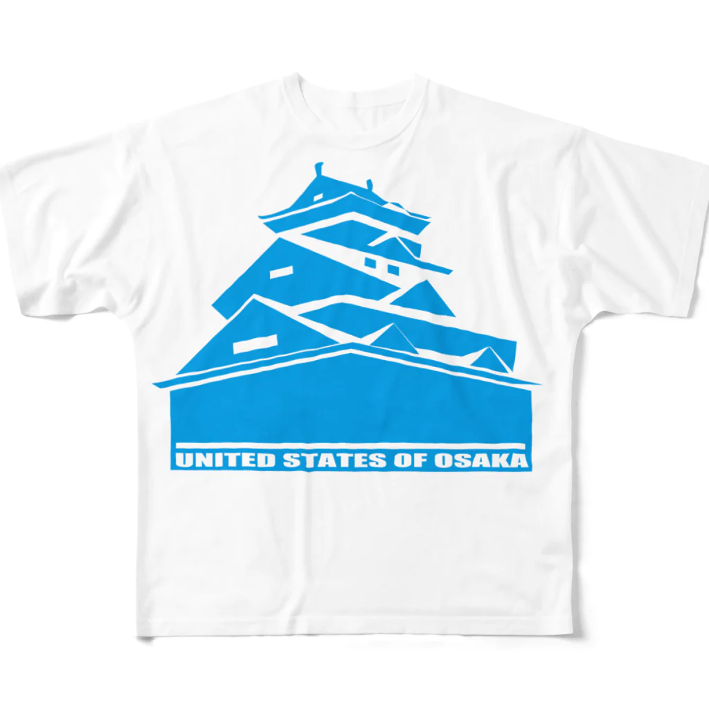 シューティングバーFIVEのU.S.O All-Over Print T-Shirt