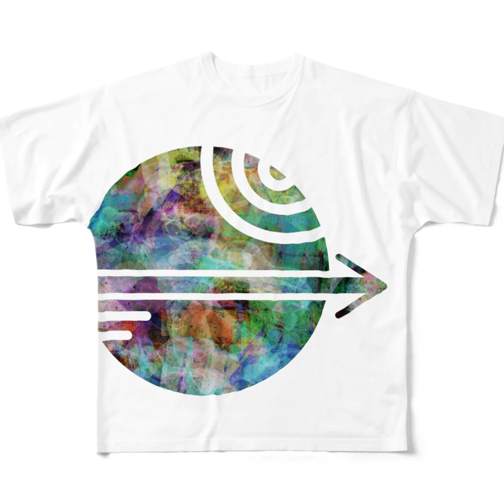 アイムのスイミースイミー　ロゴ　カラフルC All-Over Print T-Shirt