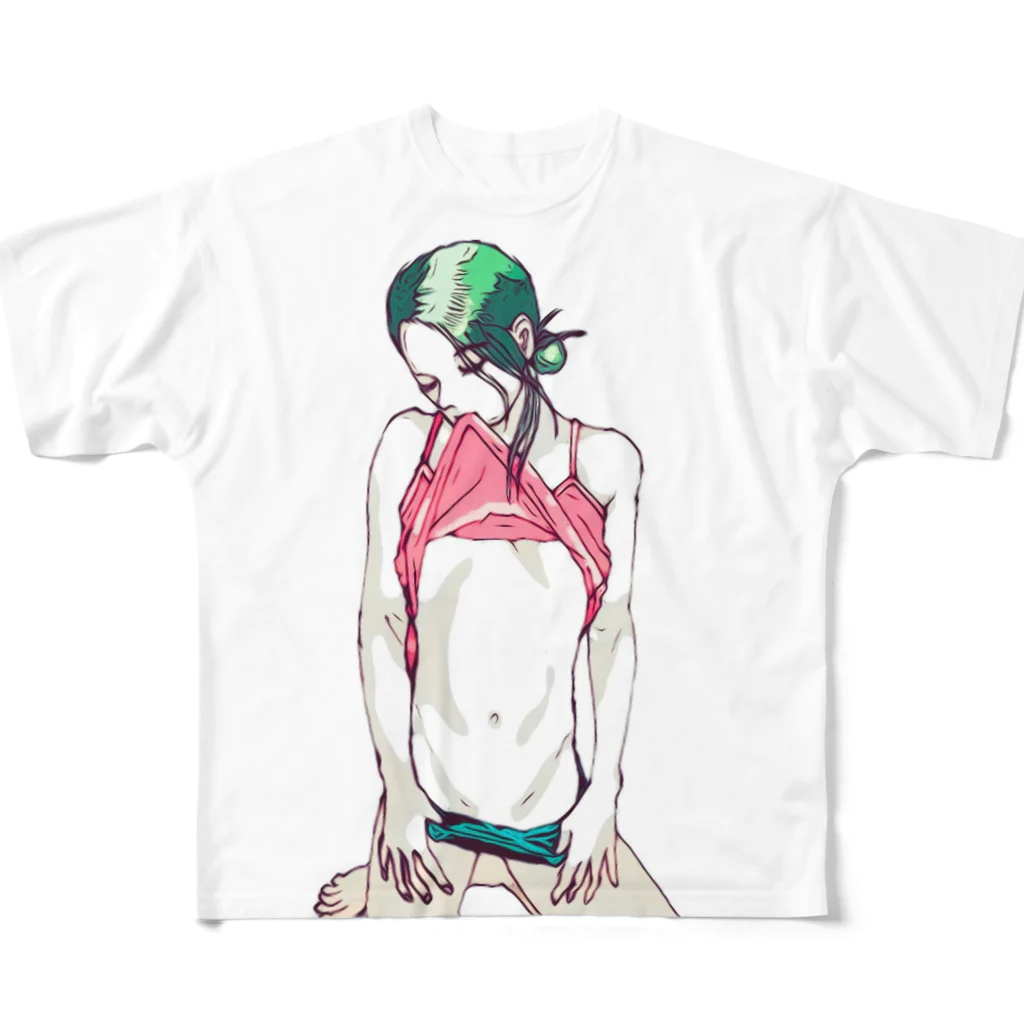 可愛い女の子職人vent4444のすー All-Over Print T-Shirt