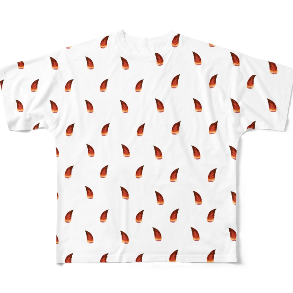 豆大福ショップの筍いっぱいTシャツ All-Over Print T-Shirt