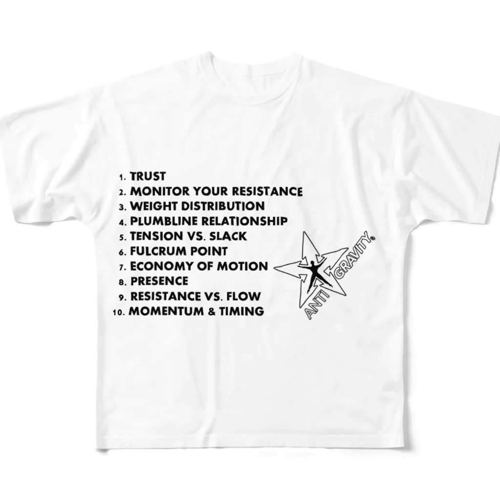 AntiGravityJAPANのAntiGravity Principles  All-Over Print T-Shirt