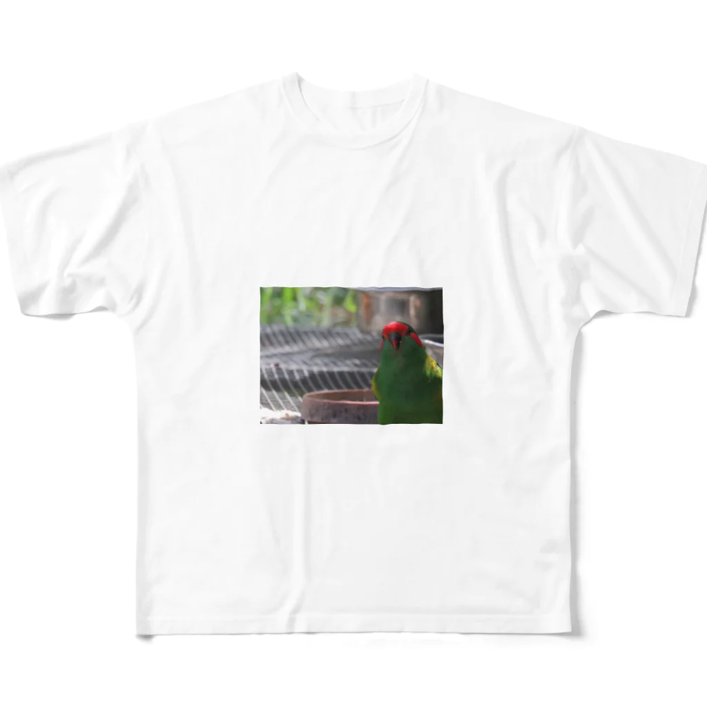 Leader_akageraののぞき見バード All-Over Print T-Shirt