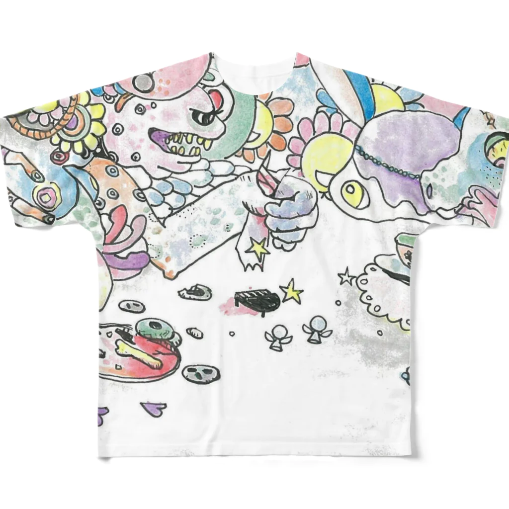 小野寺製作所二号店のピアニスト All-Over Print T-Shirt