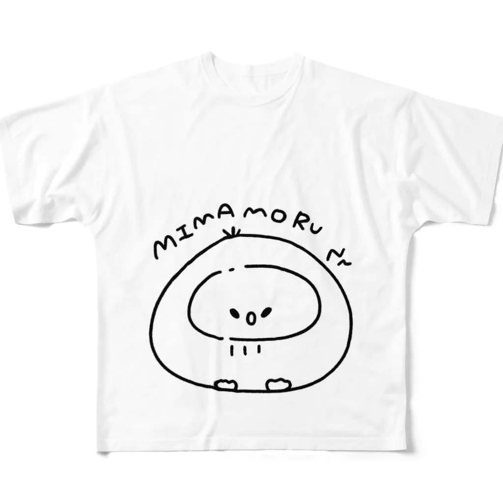 PocketのMimamoru フルグラフィックTシャツ