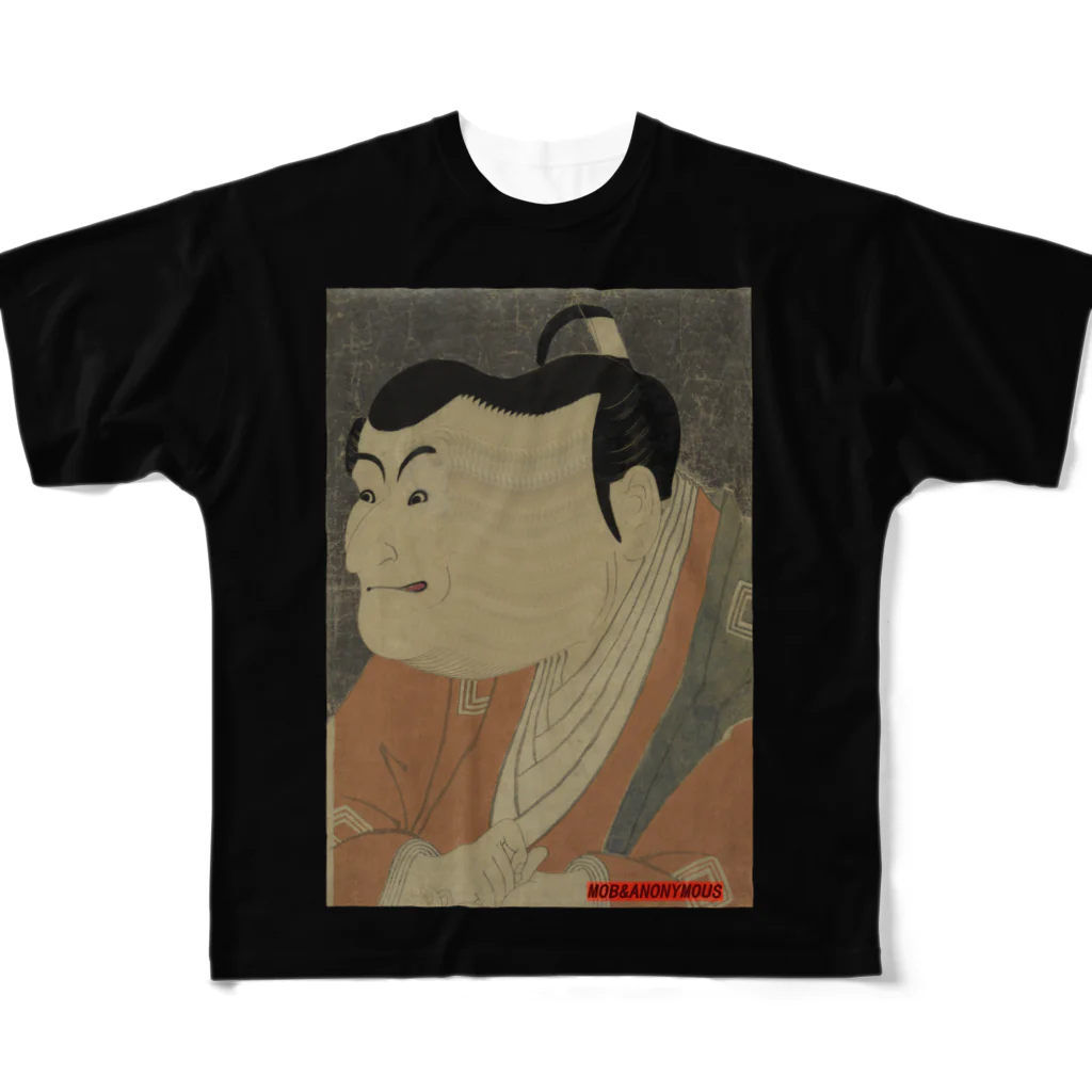 MA_の市川鰕蔵 All-Over Print T-Shirt