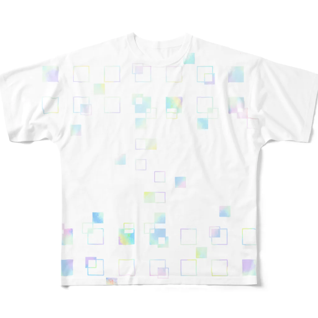 kaaiのしかく All-Over Print T-Shirt