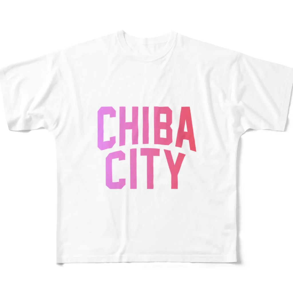 JIMOTO Wear Local Japanの千葉市 CHIBA CITY フルグラフィックTシャツ