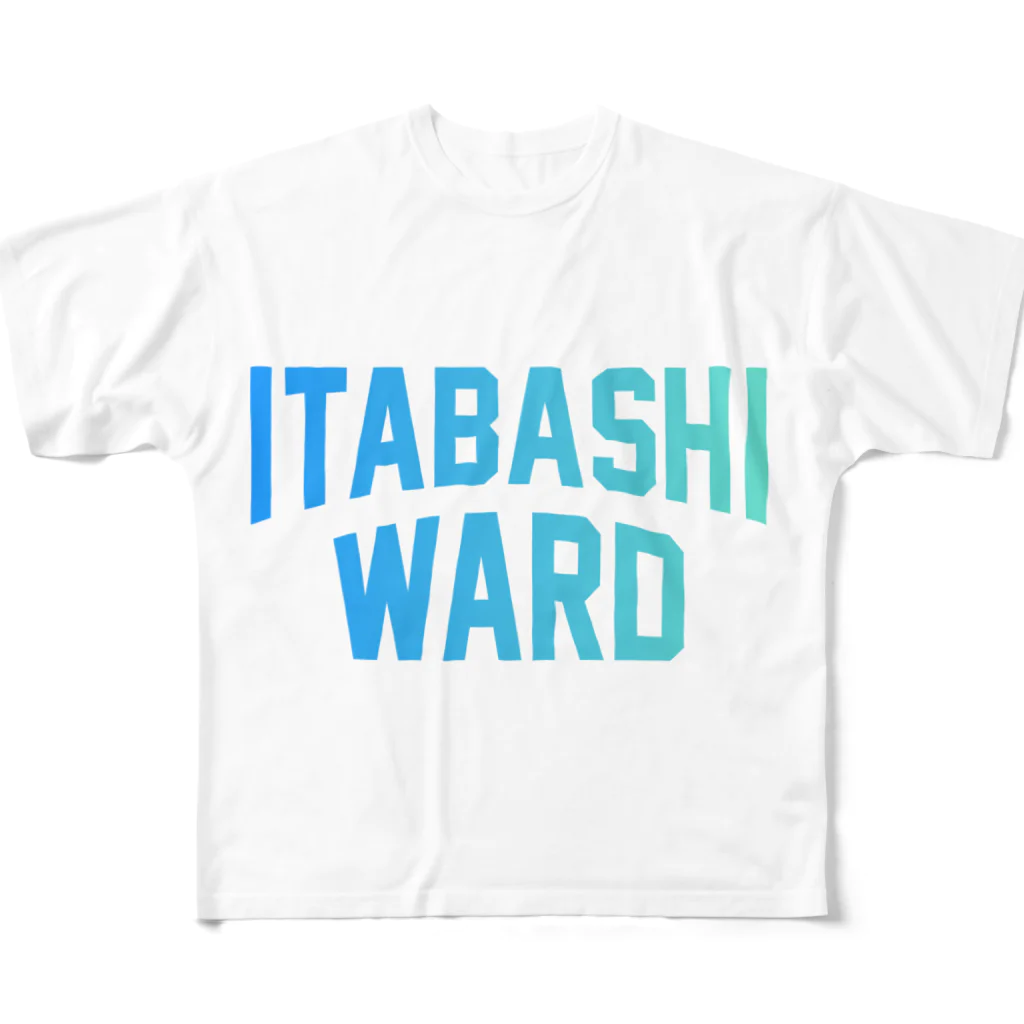 JIMOTO Wear Local Japanの板橋区 ITABASHI WARD フルグラフィックTシャツ