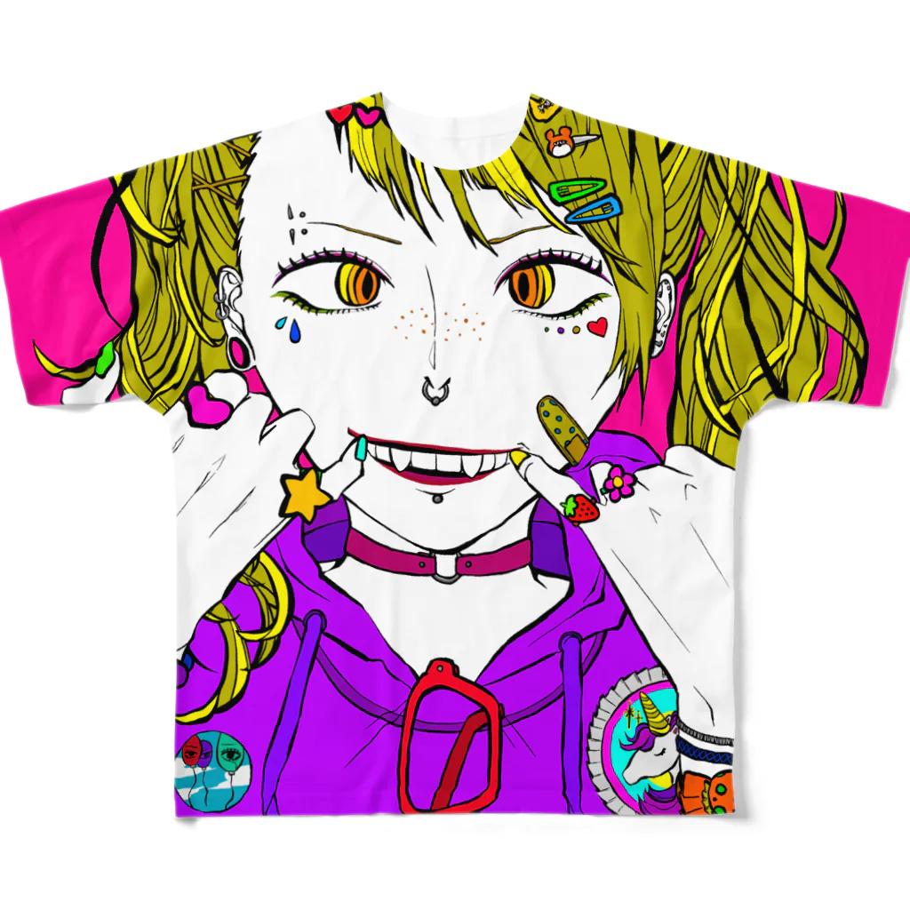 コゴロー・ナイトのデコラ All-Over Print T-Shirt