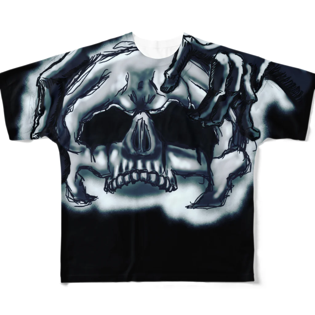 たまの頭痛髑髏 All-Over Print T-Shirt