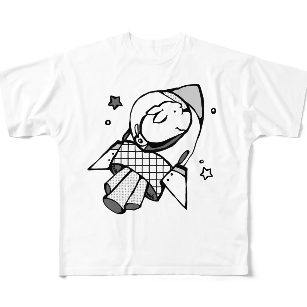 わこぱいの発射！！ All-Over Print T-Shirt