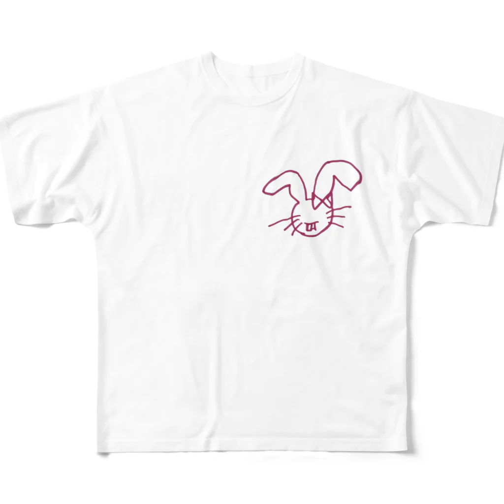 雪んコのぶきっちょ All-Over Print T-Shirt